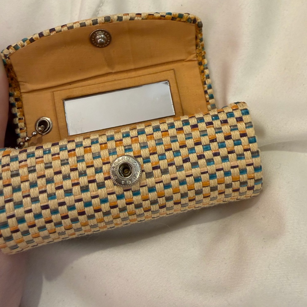Multicolor Woven Coin Purse